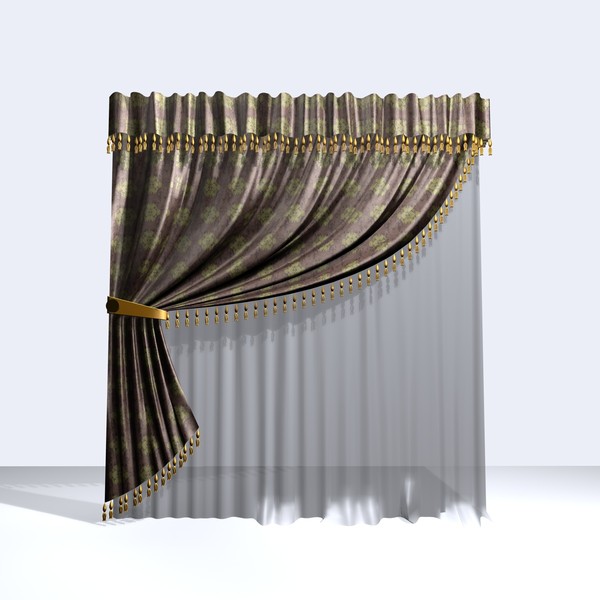 3ds max curtain 4 - CURTAIN 4 by Carrara1